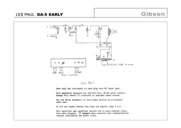 Gibson-GA 5 ;Early_GA 5T_Les Paul GA 5.Amp preview